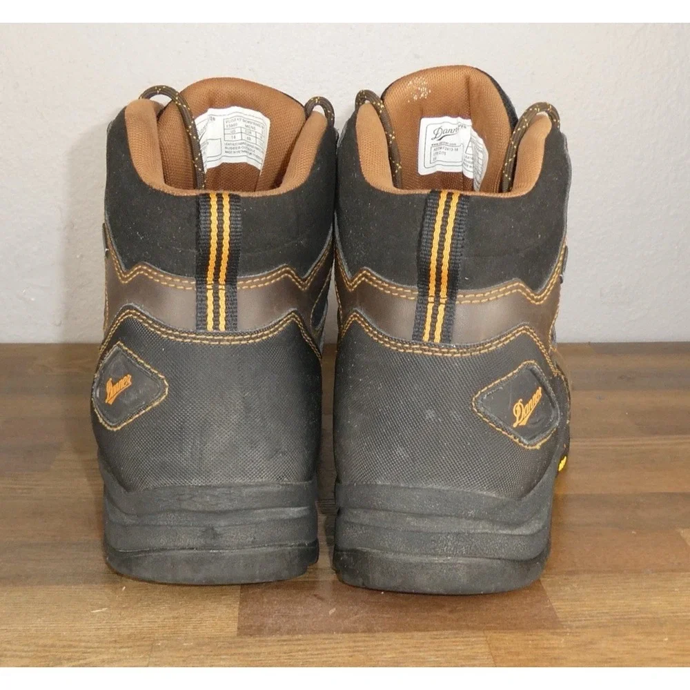 Danner Vicious 13860 Gore-Tex Vibram Work Boots‎ Men 14 Brown Comp Toe EH ASTM